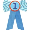 Blue 1st Birthday Award Ribbon
