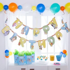 Bluey Cardstock Birthday Banner Kit, 10.5ft