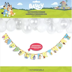 Bluey Cardstock Birthday Banner Kit, 10.5ft