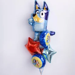 Bluey Foil Balloon Bouquet, 5pc