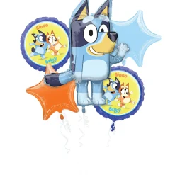 Bluey Foil Balloon Bouquet, 5pc