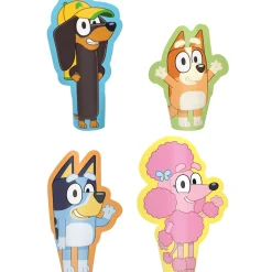 Bluey Paper Finger Puppets, 4ct