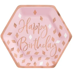 Blush Birthday Party Supplies Kit