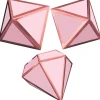 Blush & Rose Gold Table Decorations 3ct