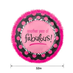 Boa Another Year of Fabulous Happy Birthday Balloon