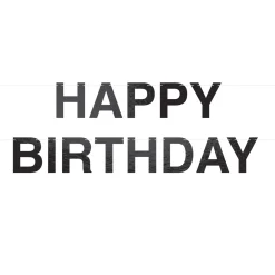 Bold Happy Birthday Banner, Assorted Colors