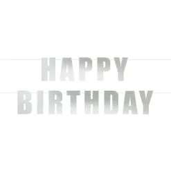 Bold Happy Birthday Banner, Assorted Colors