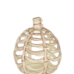 Bone Plastic Pumpkin, Sizes 6in and 11in