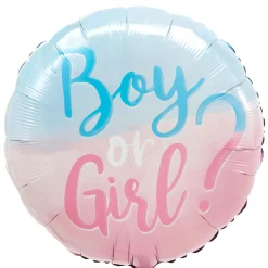 Boy or Girl? Gender Reveal Foil Balloon, 18in