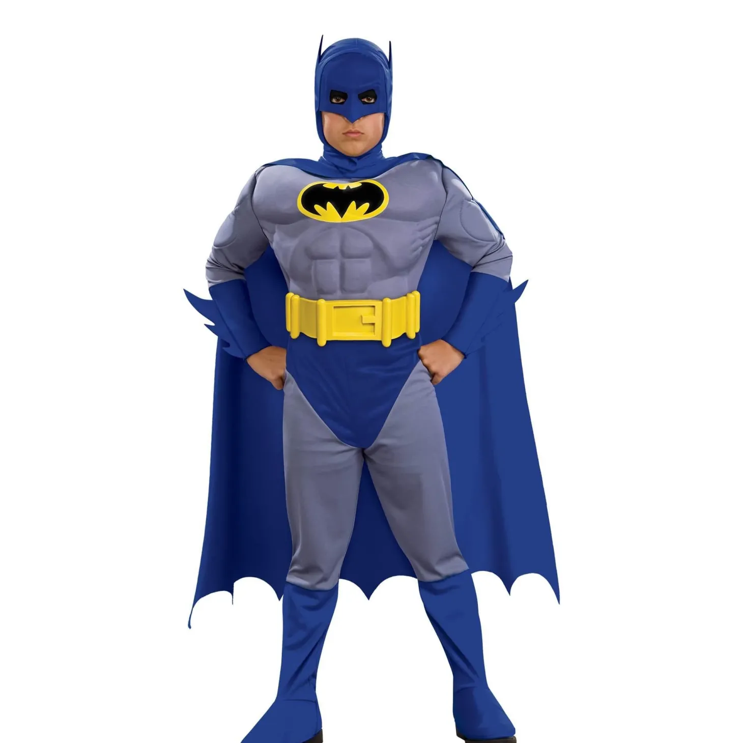 Boys Batman Muscle Costume - The Brave & the Bold