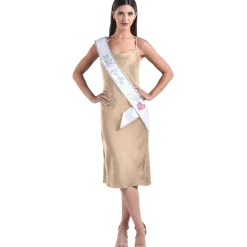 Bride to Be Sash and Heart Pin, 38in, 2pc