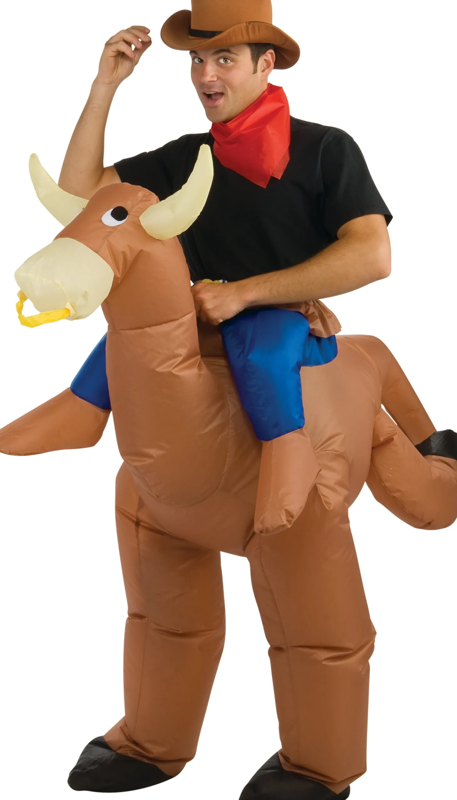 Bull Rider Adult Inflatable Costume
