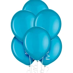 Caribbean Blue Latex Balloons, Assorted Options