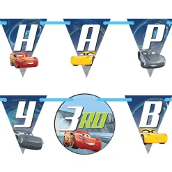 Cars 3 Birthday Banner Kit
