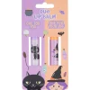 Cat & Witch Halloween Friendship Lip Balms, 2pc