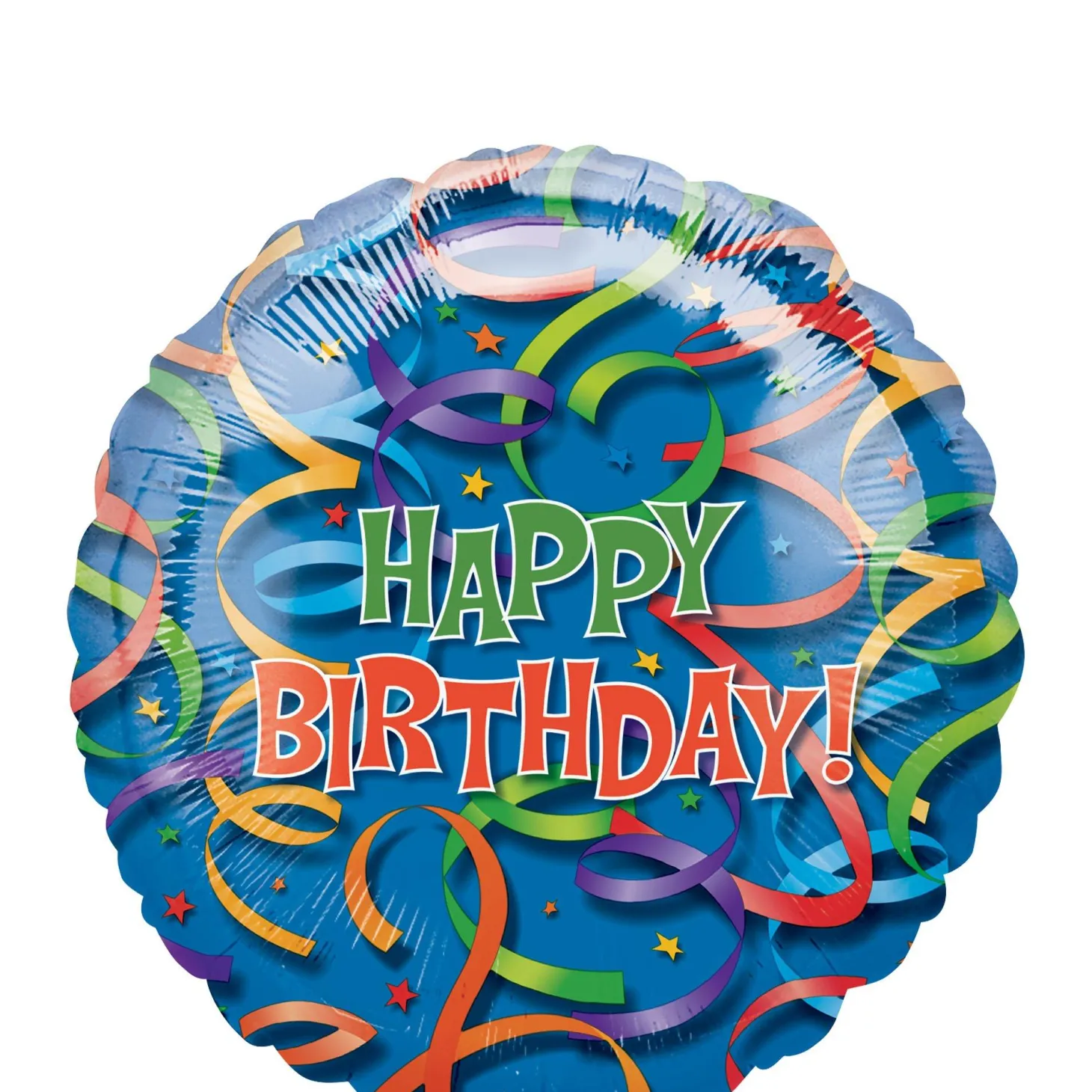 Celebration Streamers Happy Birthday Balloon