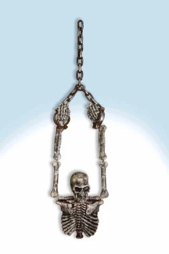 Chained Hanging Skeleton Torso Decoration