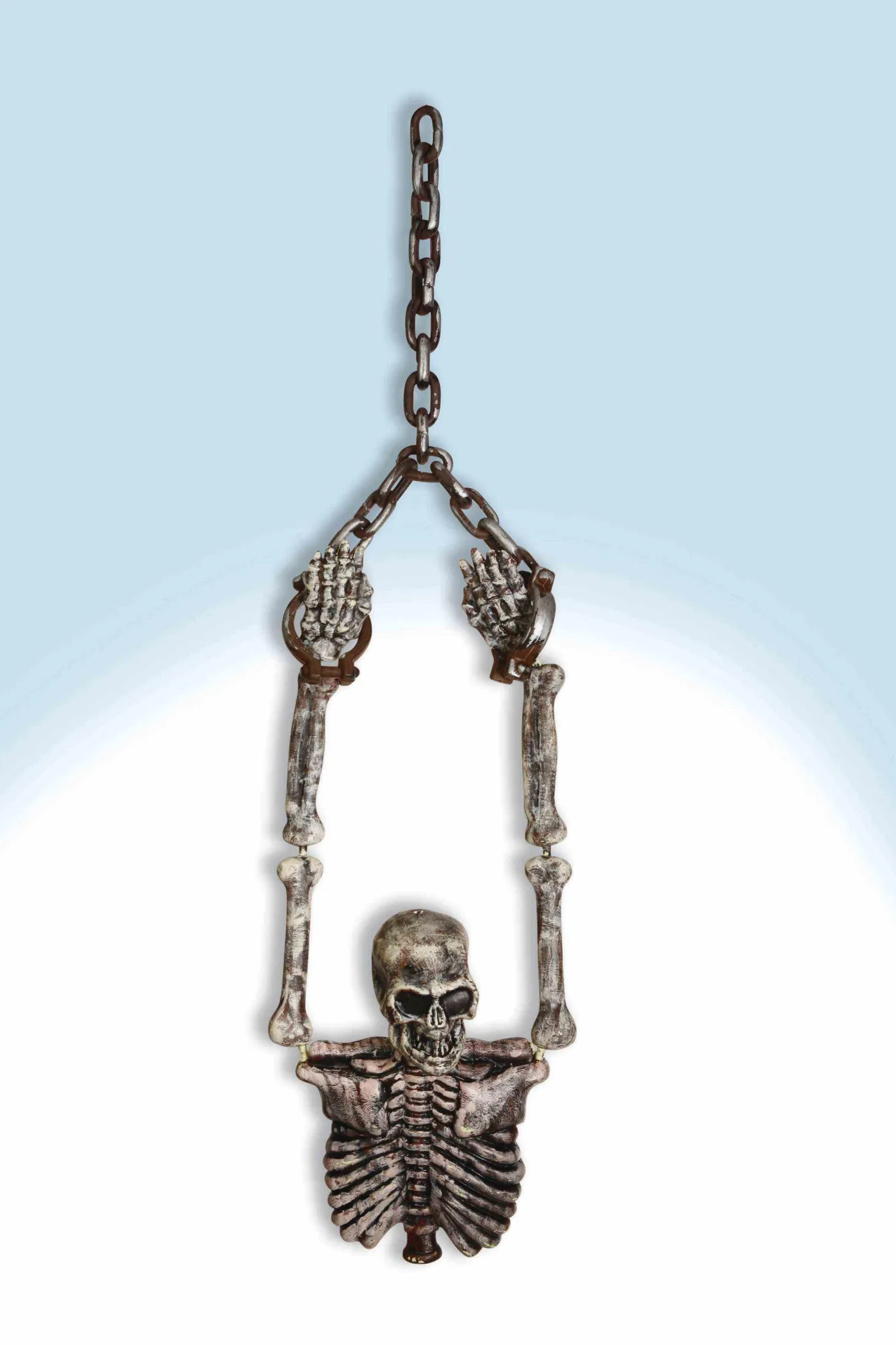 Chained Hanging Skeleton Torso Decoration