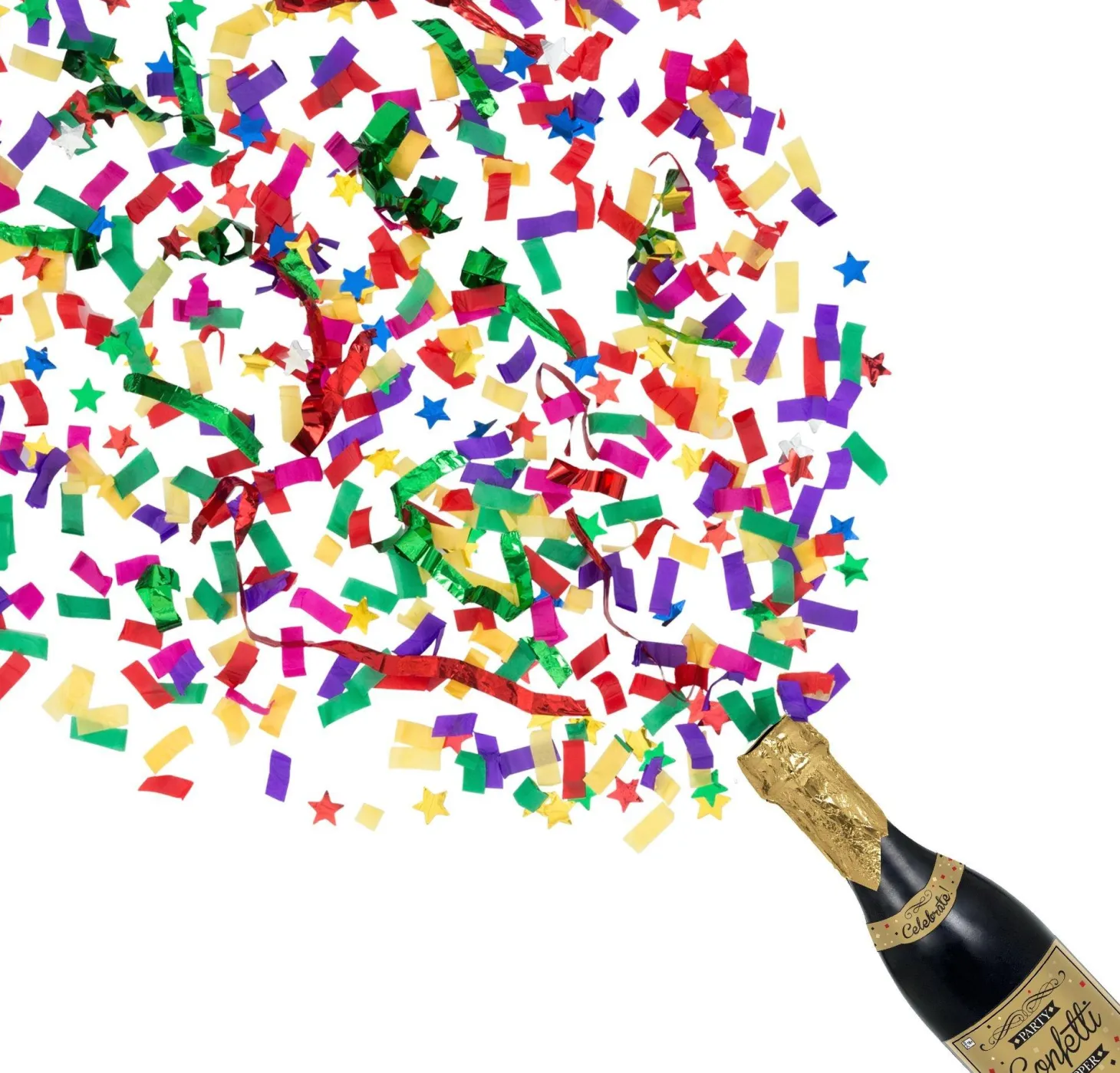 Champagne Bottle Confetti Popper