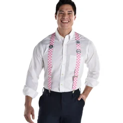 Checker Baby Shower Suspenders, Assorted Colors