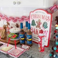 Christmas Bakery MDF Hanging Sign, 14in x 18in - Cocoa Bar