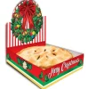 Christmas Pie Box – Holiday Wreath Design, 10in Pie Carrier for Gifting & Transport