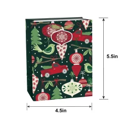Christmas Wonder Paper Gift Bag, 4.5in x 5.5in