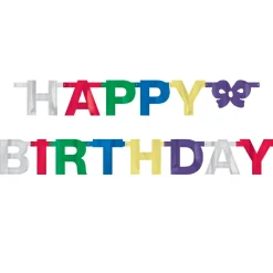 Classic Happy Birthday Banner
