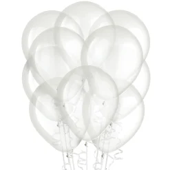 Clear Latex Balloons, Assorted Options