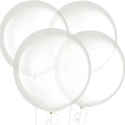 Clear Latex Balloons, Assorted Options