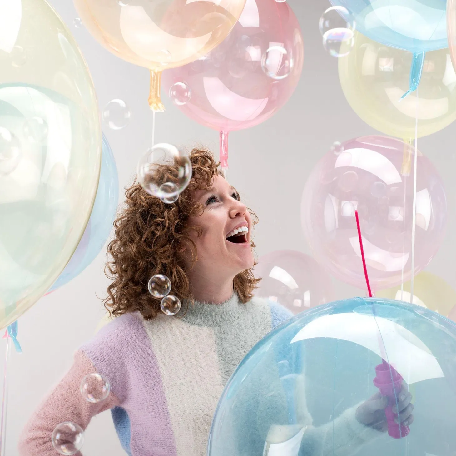 Clear Plastic Balloon, 18in - Crystal Clearz, Assorted Colors