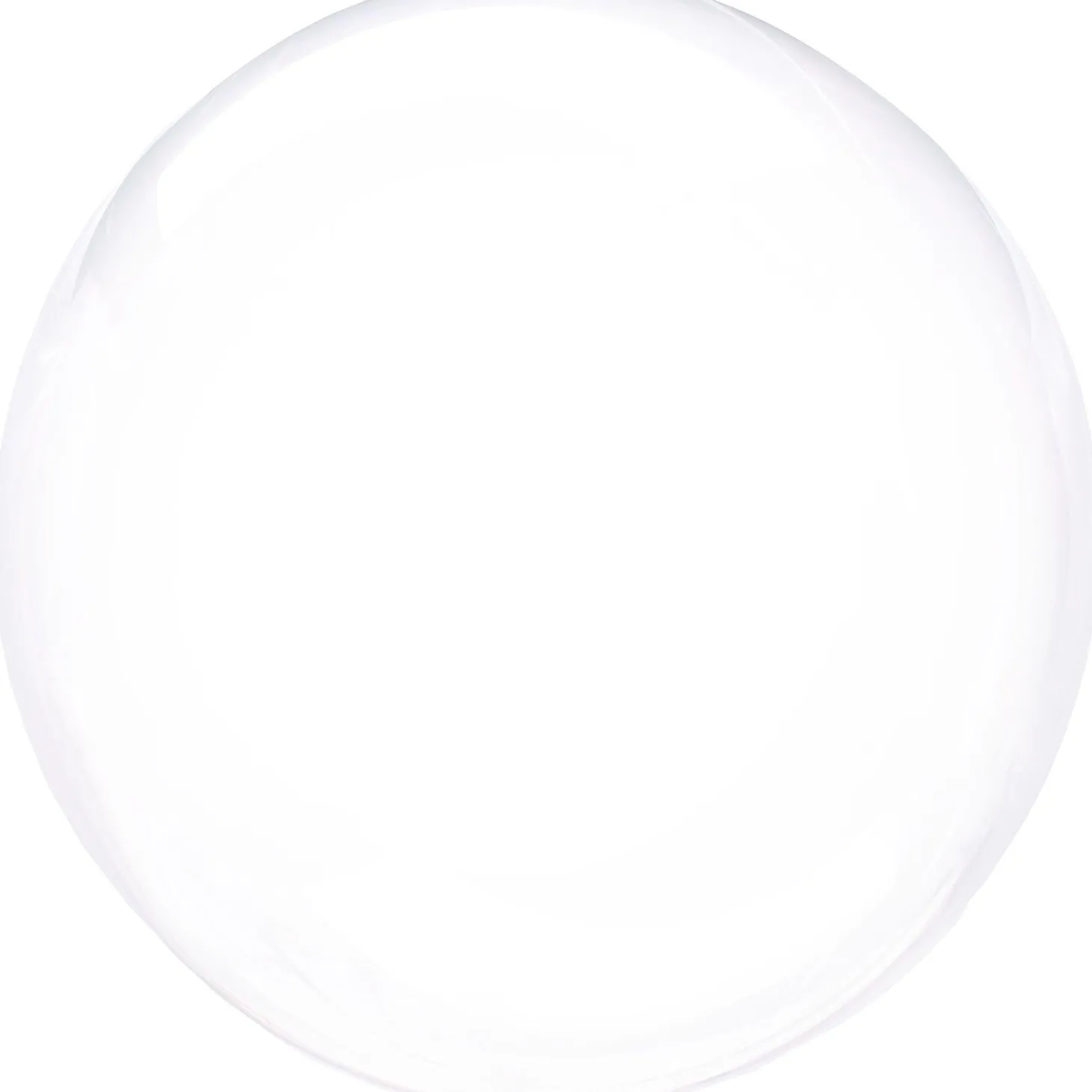 Clear Plastic Balloon, 18in - Crystal Clearz, Assorted Colors