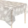 Clear Snowflake Table Cover