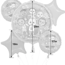 CoComelon Foil Balloon Bouquet, 5pc