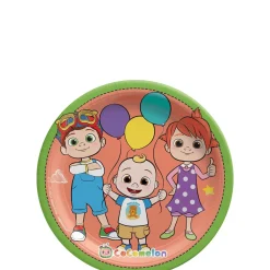 CoComelon Paper Dessert Plates, 7in, 8ct