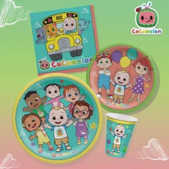 CoComelon Paper Dessert Plates, 7in, 8ct