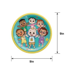 CoComelon Paper Lunch Plates, 9in, 8ct