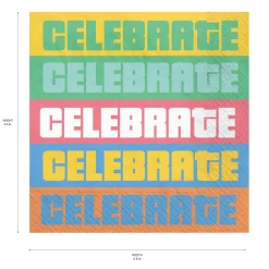 Colorful Collage Napkins, 16ct, Assorted Options