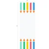 Colorful Collage Plastic Table Cover, 54in x 96in