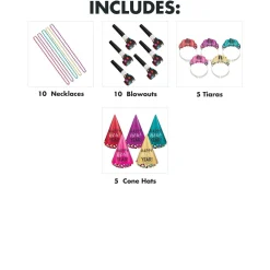 Colorful Confetti New Year's Eve Party Kit, Multiple Counts