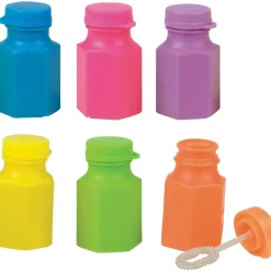 Colorful Mini Bubble Bottles – 12ct Party Favors