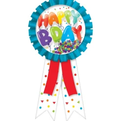 Confetti Shake Birthday Balloons Happy Bday Button