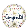 Confetti Sprinkle Congrats Foil Balloon, 18in