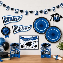 Congrats Grad Room Decorating Kit, 10pc, Assorted Colors