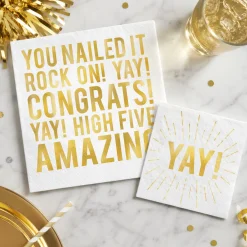 Congrats Retirement Napkin, 16ct, Assorted Options