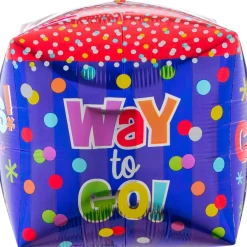 Congrats Way to Go Foil Balloon, 15in - Cubez