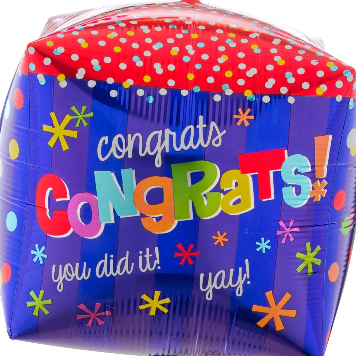 Congrats Way to Go Foil Balloon, 15in - Cubez