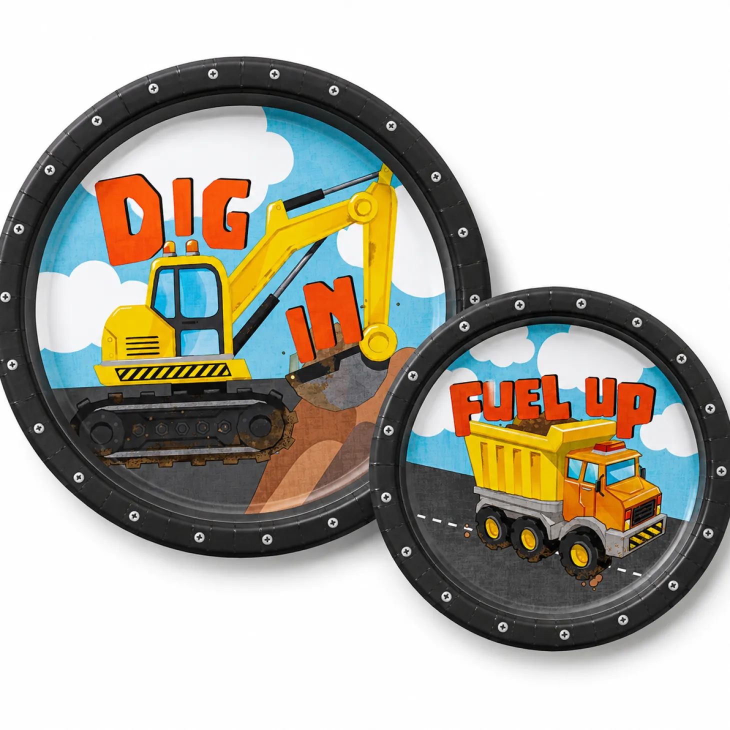 Construction Party Kit for 8 Guests