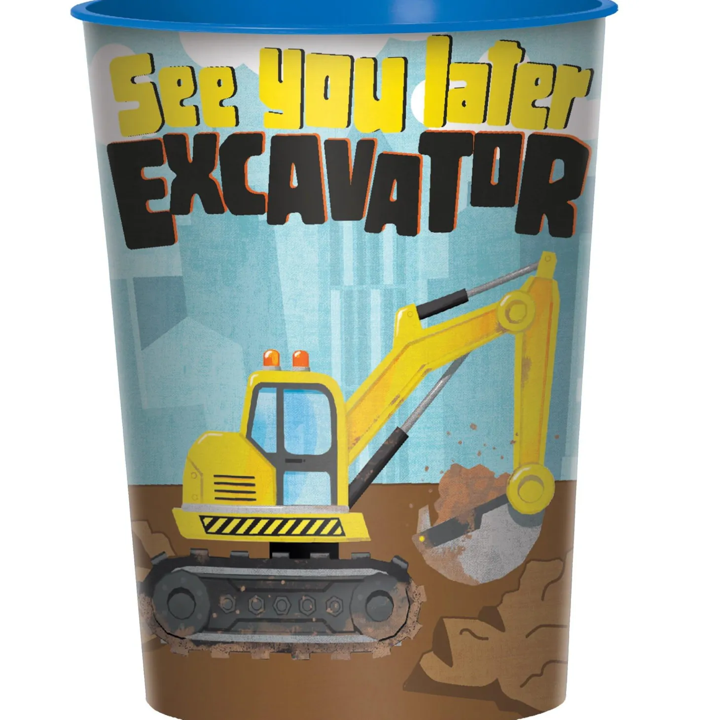 Construction Party Plastic Favor Cup, 16oz