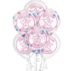 6ct, 12in, Internet Famous Latex Confetti Balloons